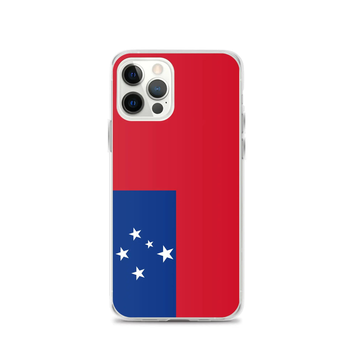 Coque iphone drapeau samoa souple antichoc transparente