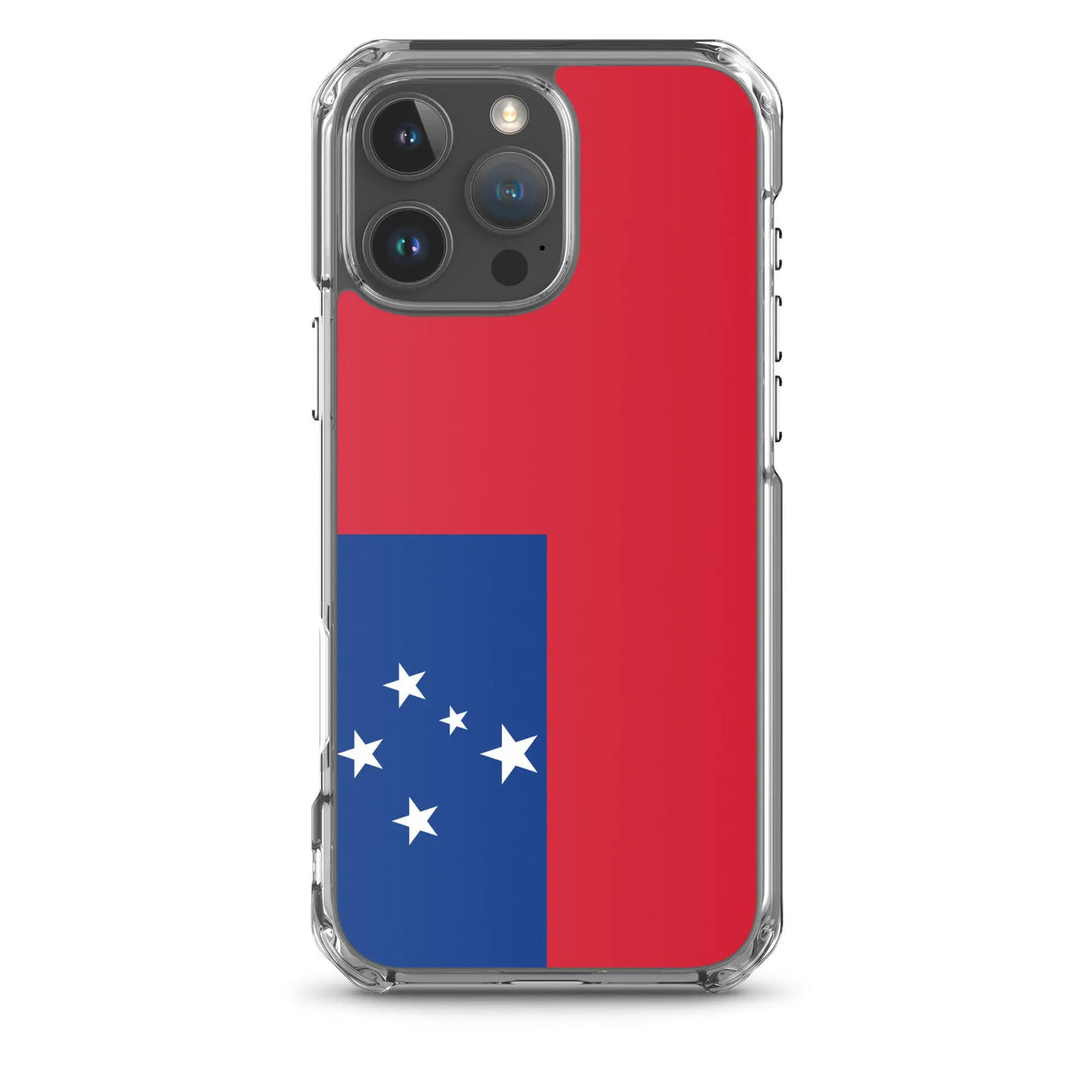 Coque iphone drapeau samoa souple antichoc transparente