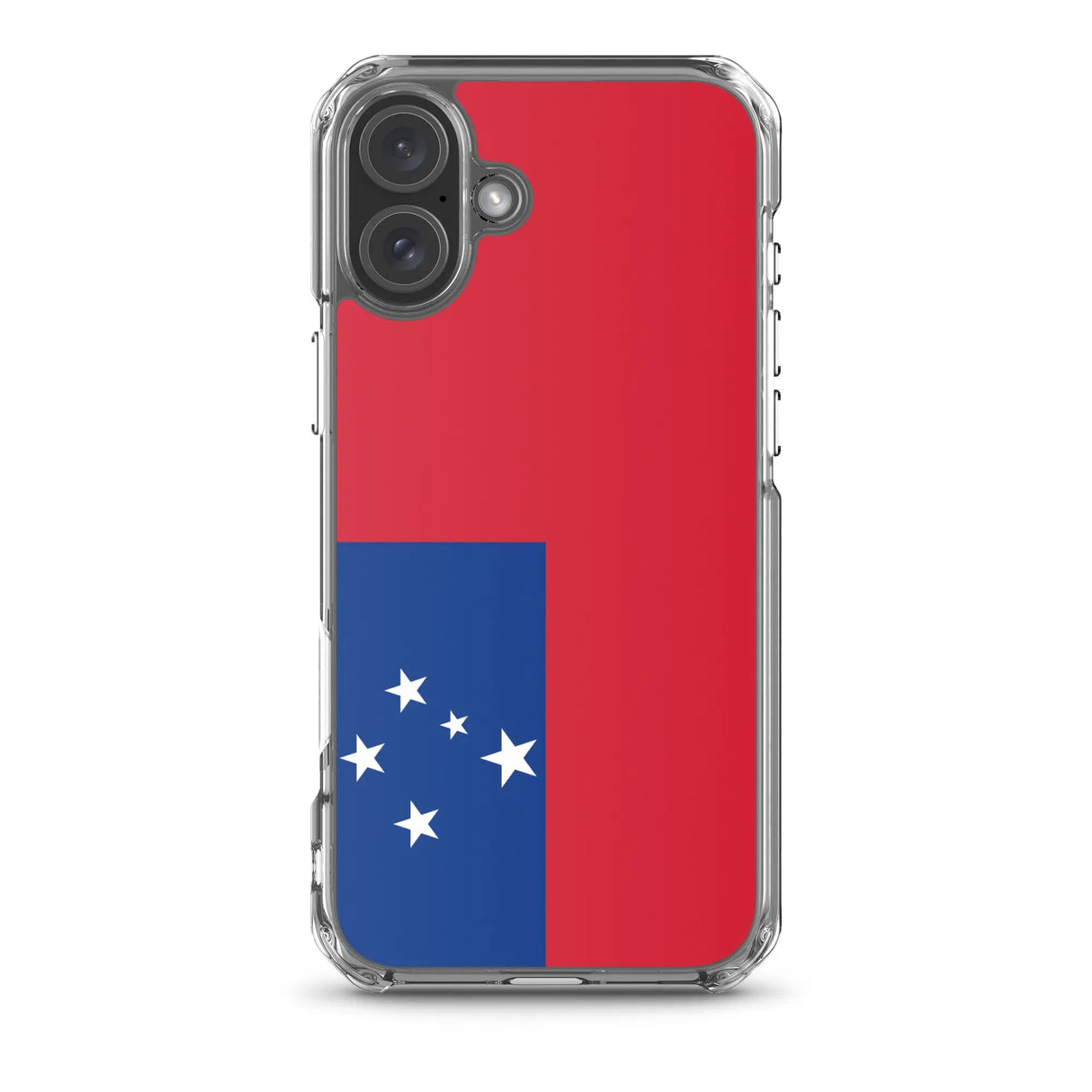 Coque iphone drapeau samoa souple antichoc transparente