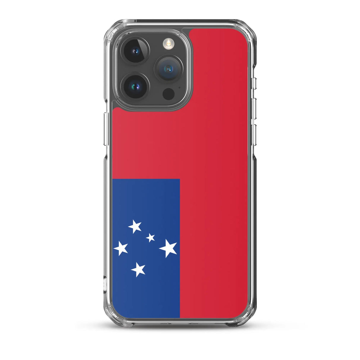 Coque iphone drapeau samoa souple antichoc transparente