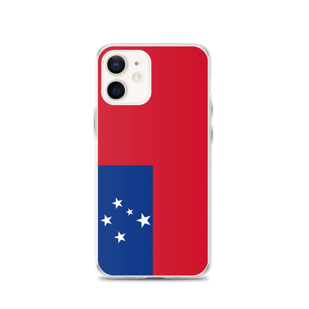 Coque iphone drapeau samoa souple antichoc transparente
