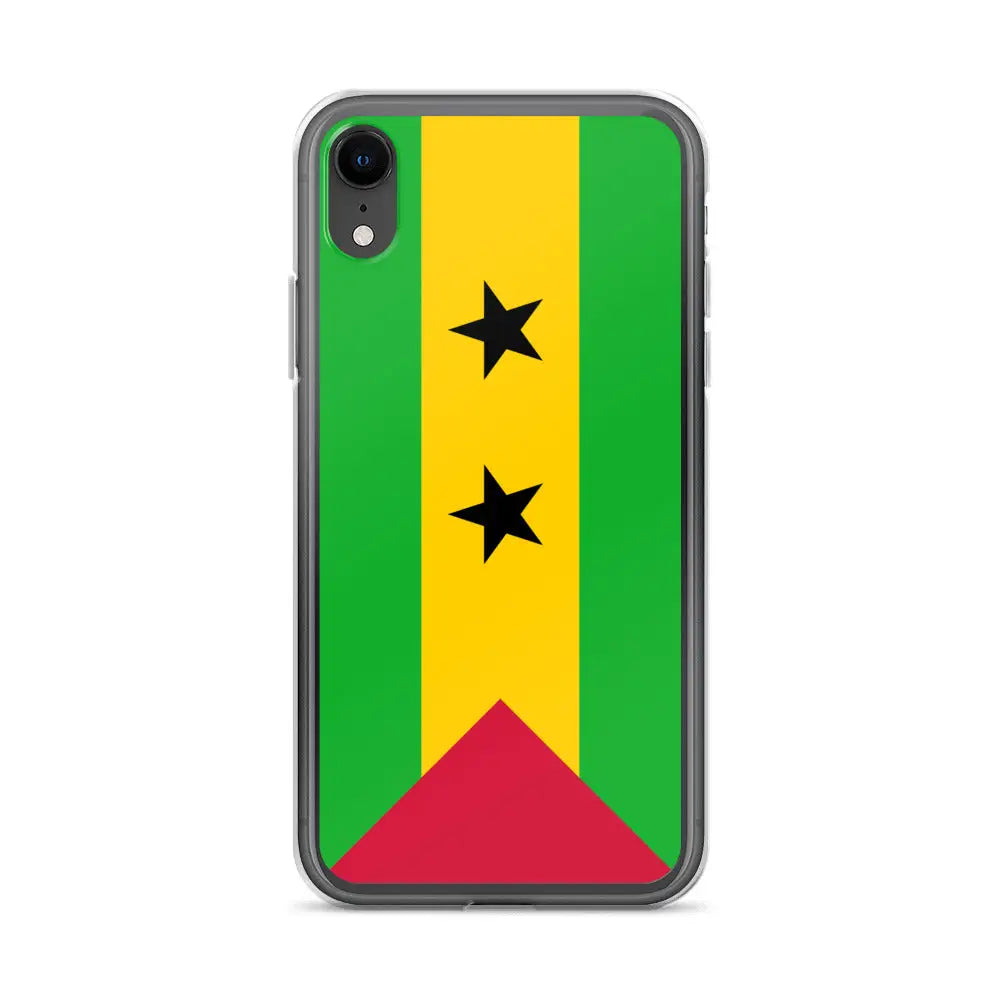 Coque iphone drapeau sao tomé-et-principe souple antichoc