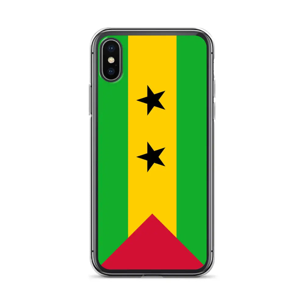 Coque iphone drapeau sao tomé-et-principe souple antichoc