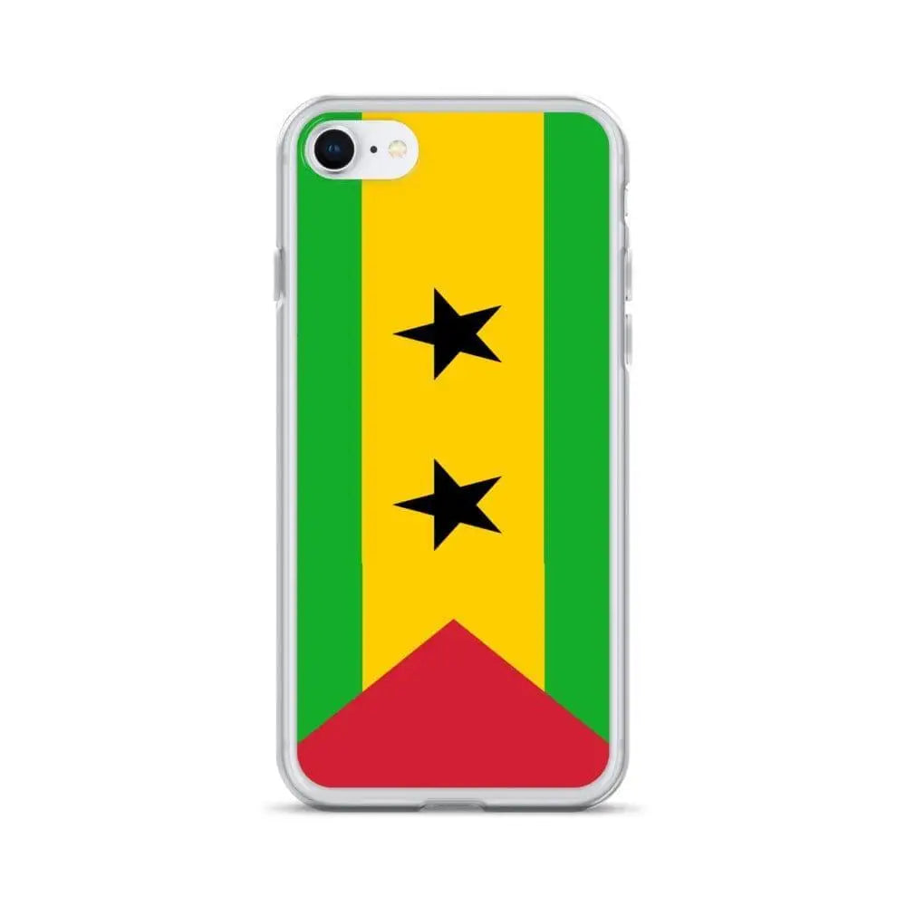 Coque iphone drapeau sao tomé-et-principe souple antichoc