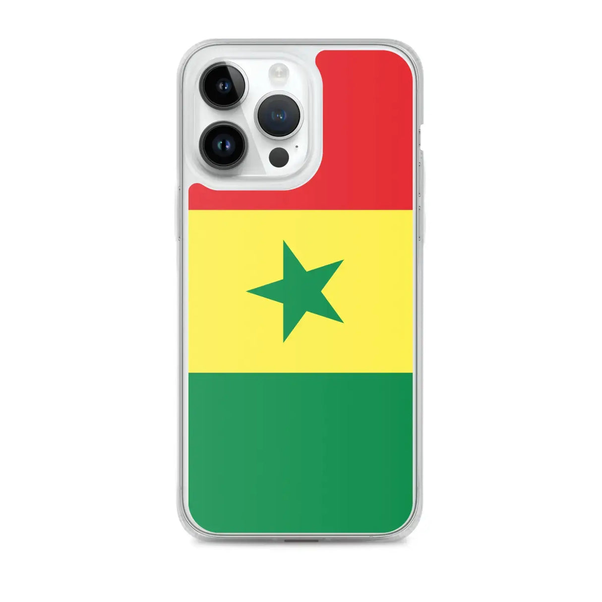Coque iphone drapeau sénégal souple résistante antichoc