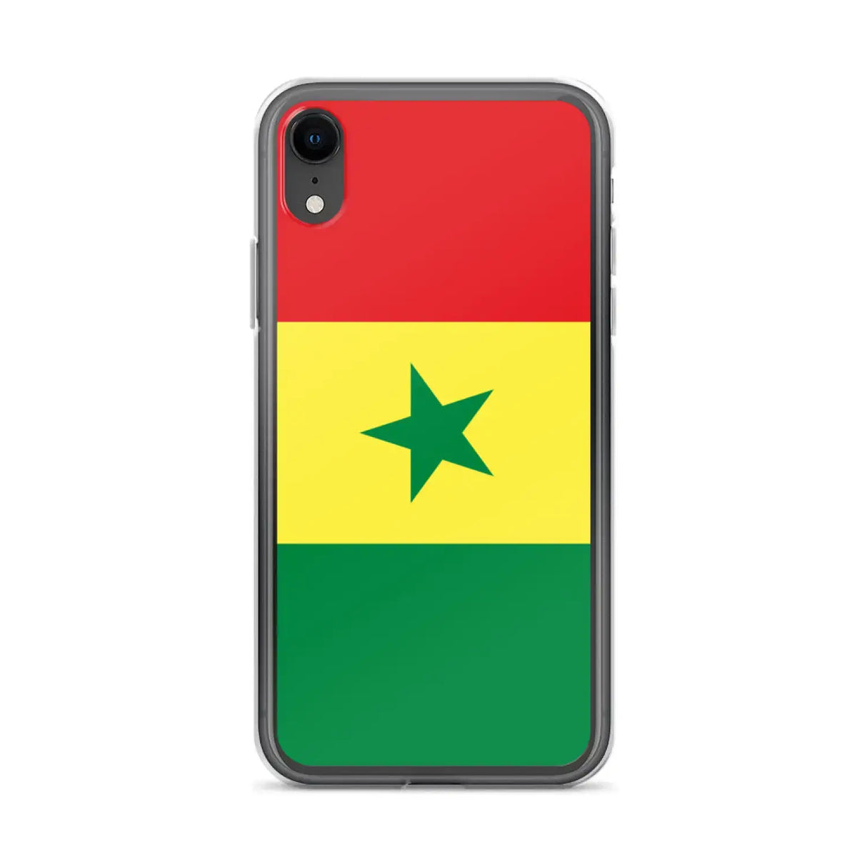 Coque iphone drapeau sénégal souple résistante antichoc