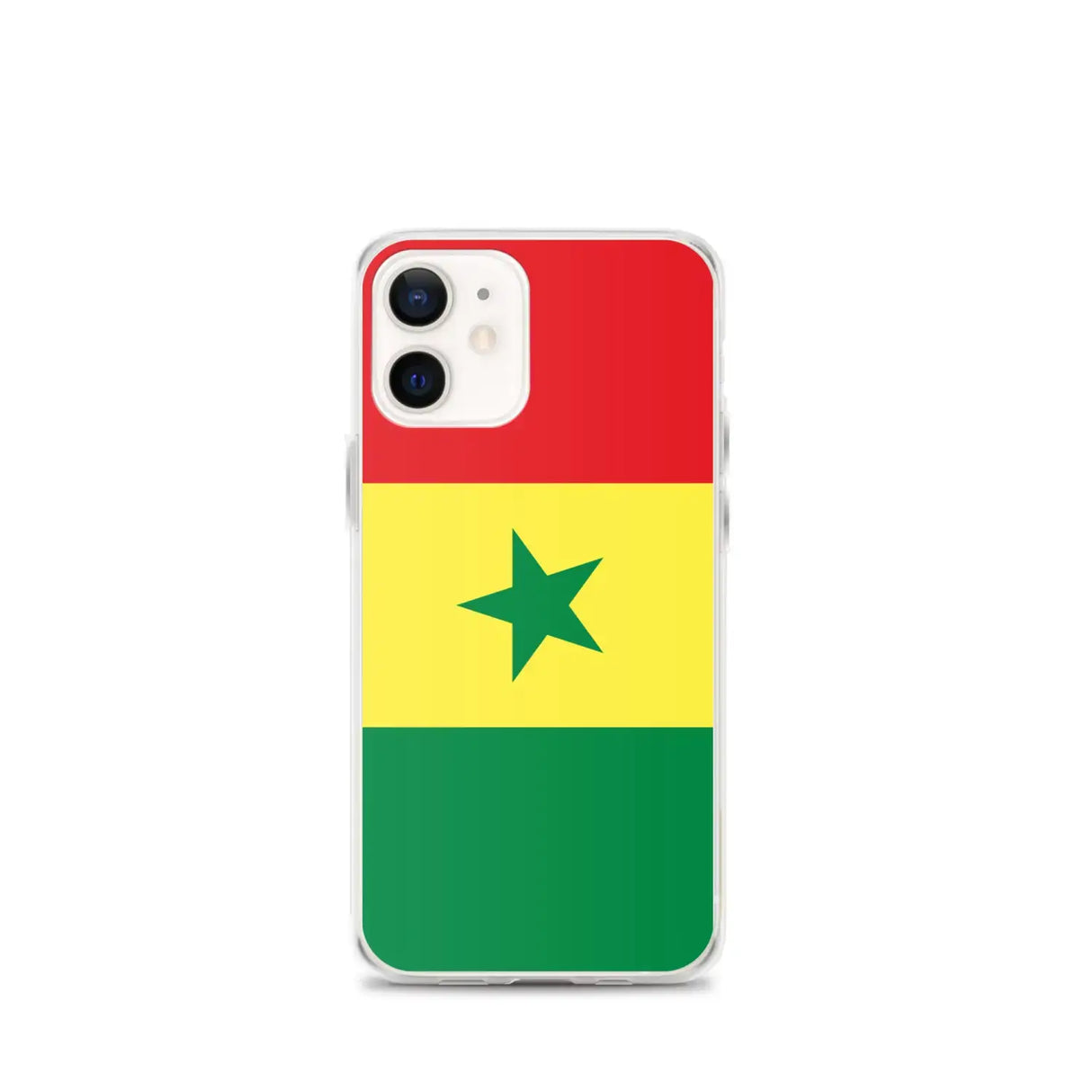 Coque iphone drapeau sénégal souple résistante antichoc
