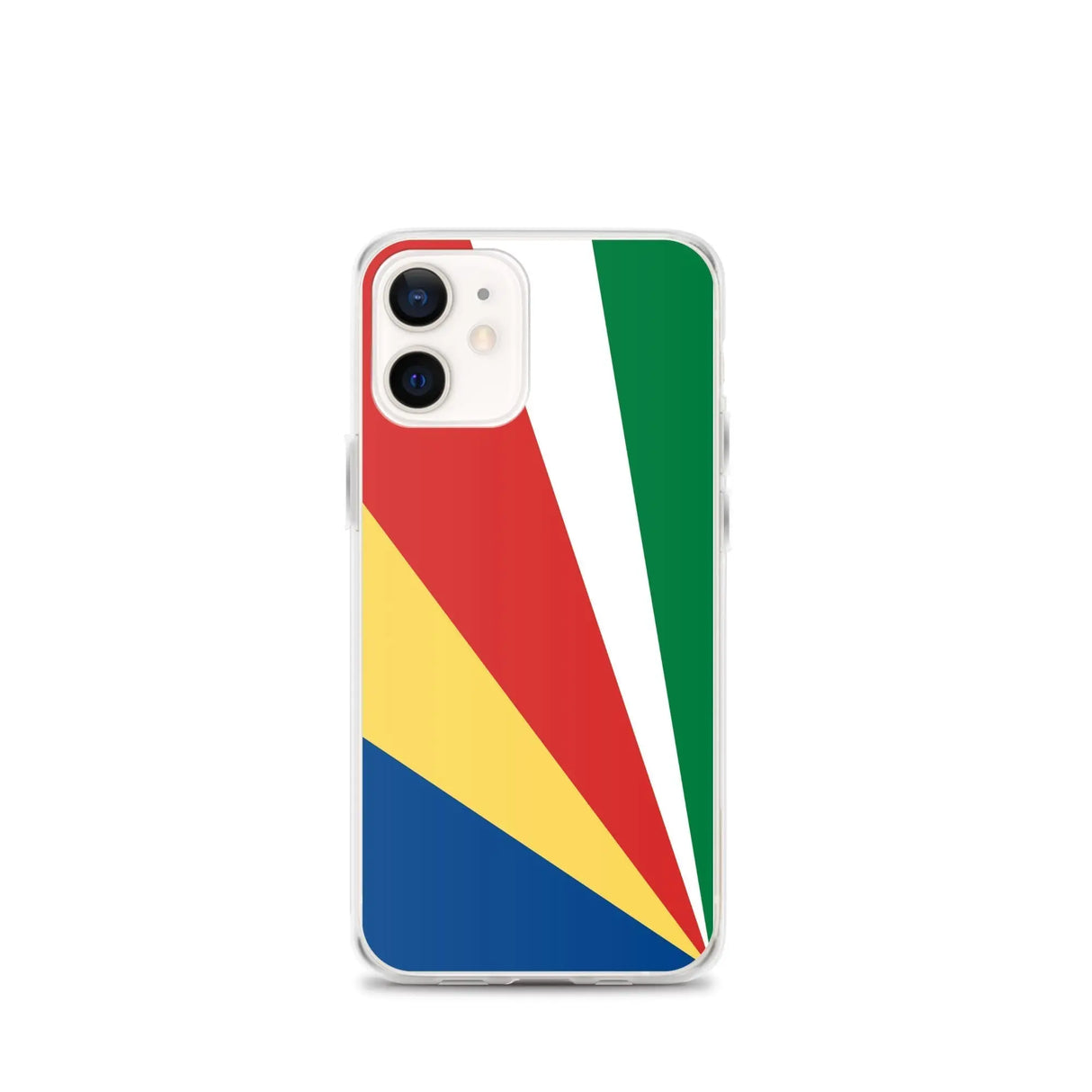 Coque iphone drapeau seychelles souple antichoc transparente