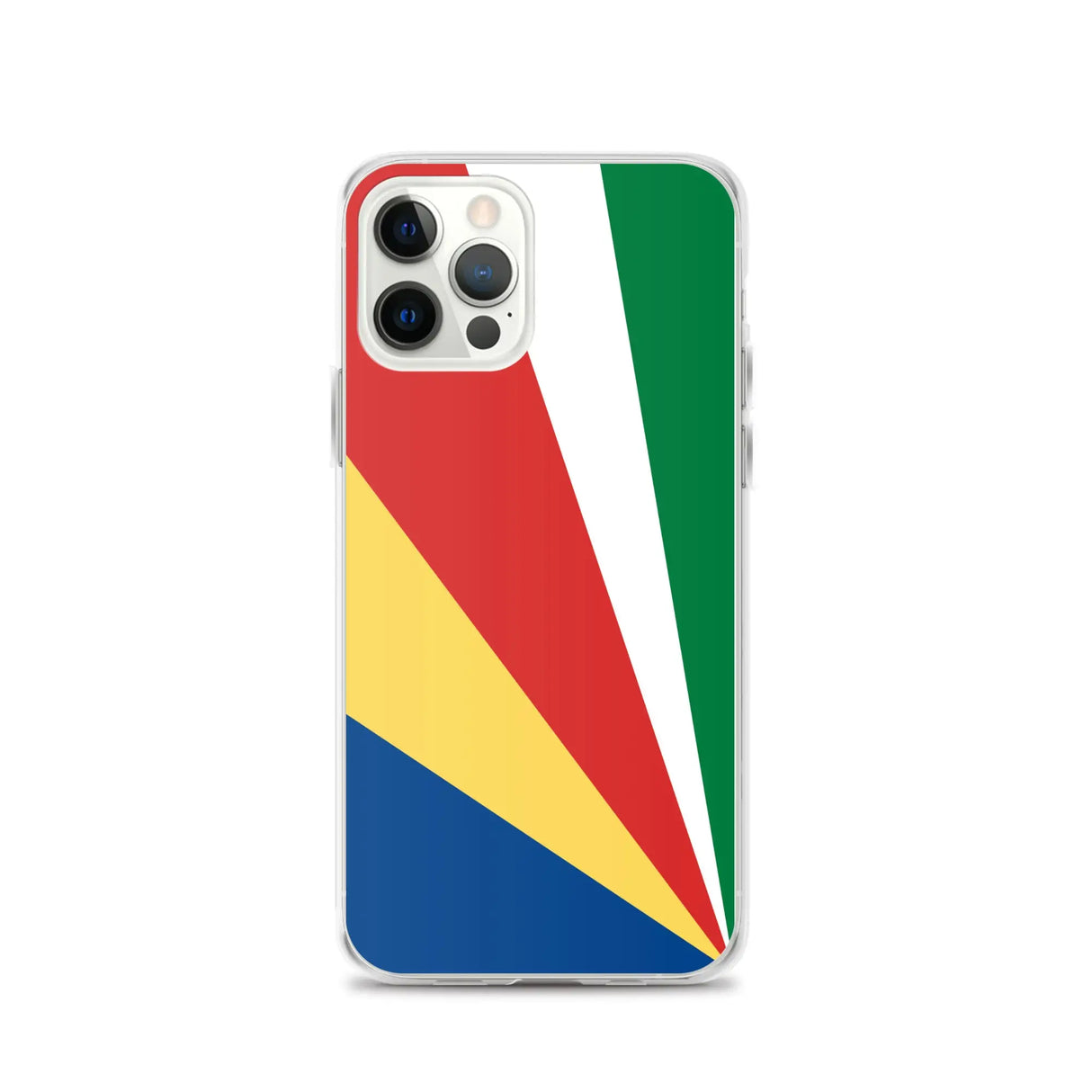 Coque iphone drapeau seychelles souple antichoc transparente