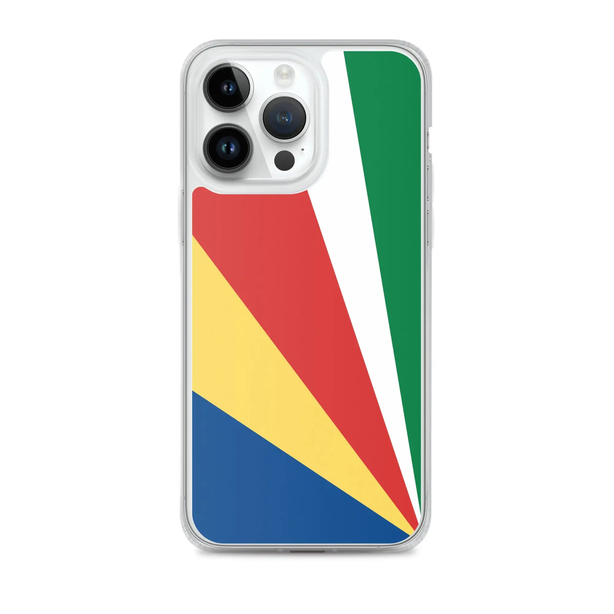 Coque iphone drapeau seychelles souple antichoc transparente