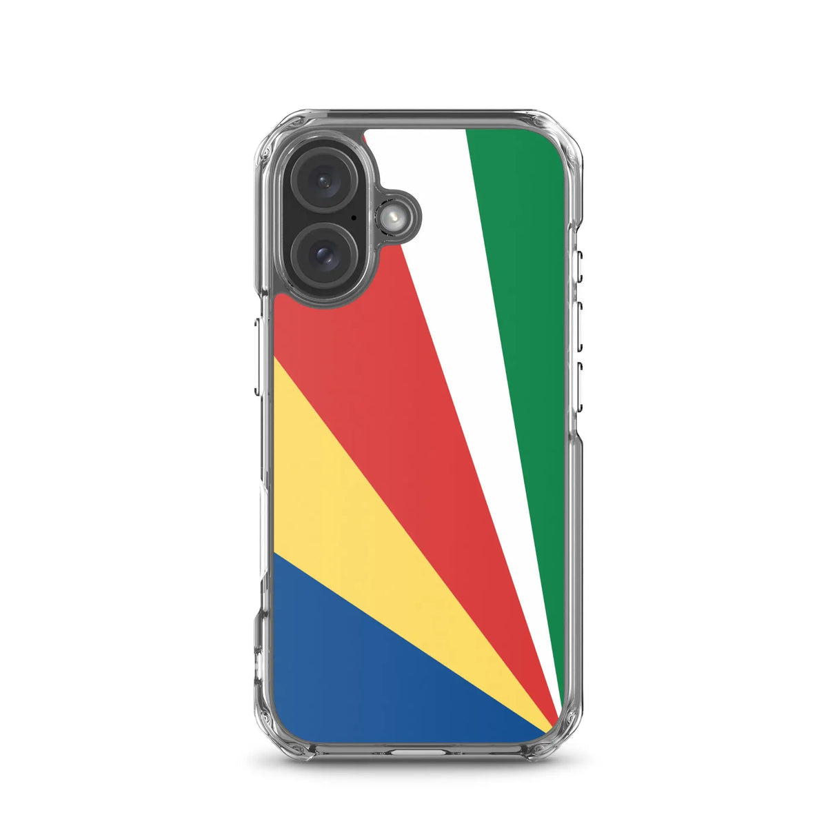 Coque iphone drapeau seychelles souple antichoc transparente