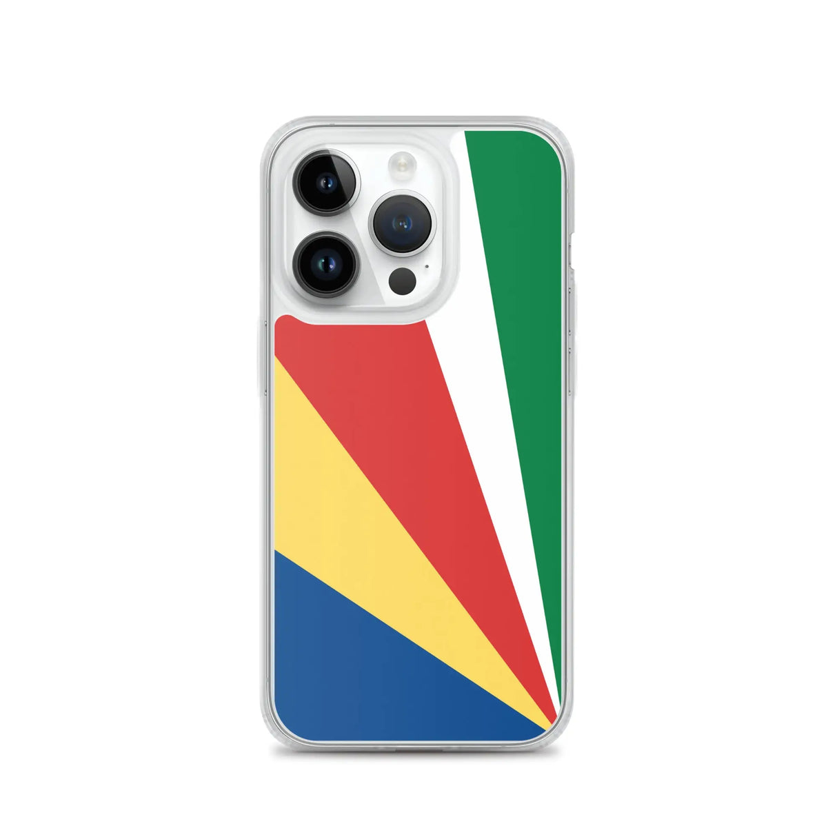 Coque iphone drapeau seychelles souple antichoc transparente