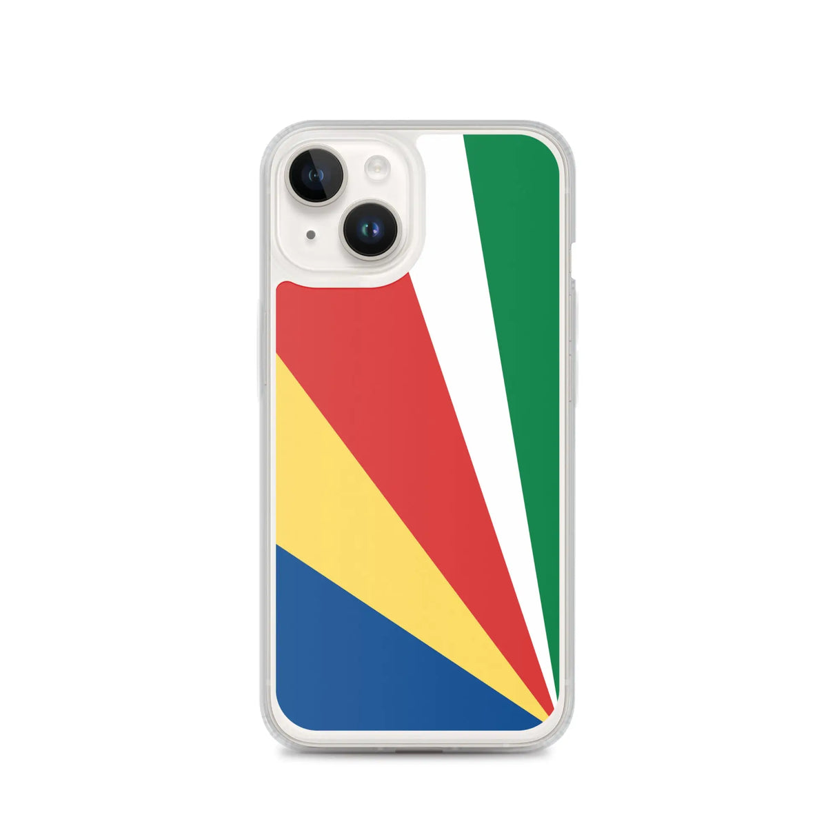 Coque iphone drapeau seychelles souple antichoc transparente