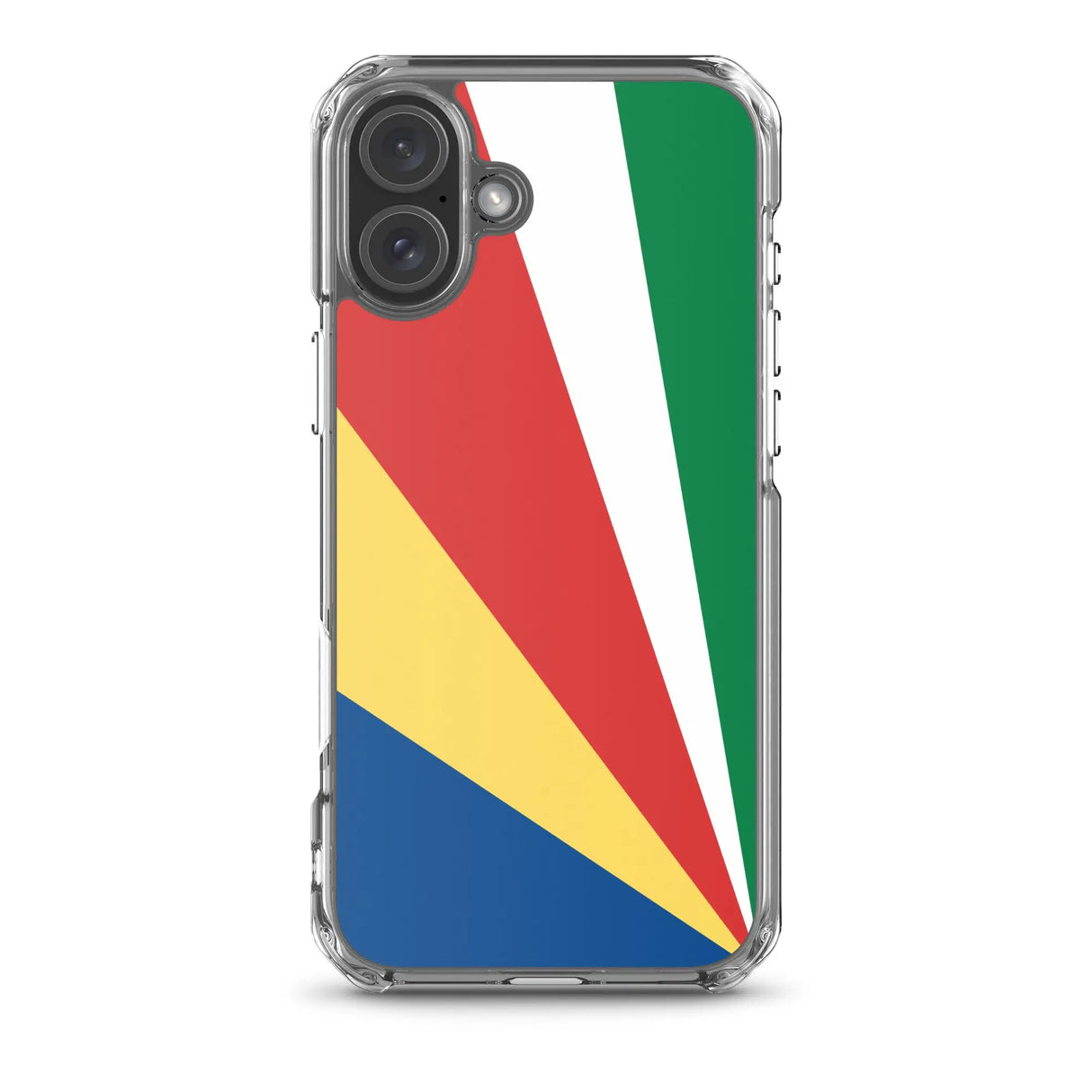 Coque iphone drapeau seychelles souple antichoc transparente