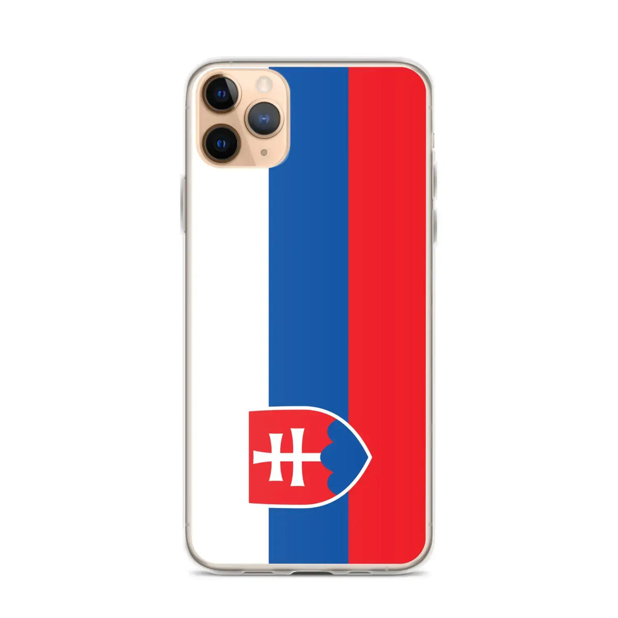 Coque iphone drapeau slovaquie souple antichoc transparente