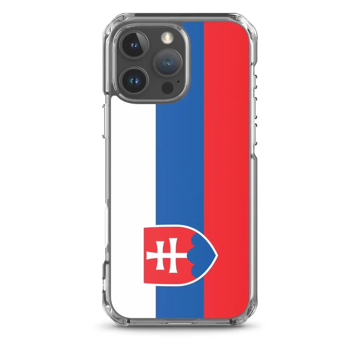 Coque iphone drapeau slovaquie souple antichoc transparente