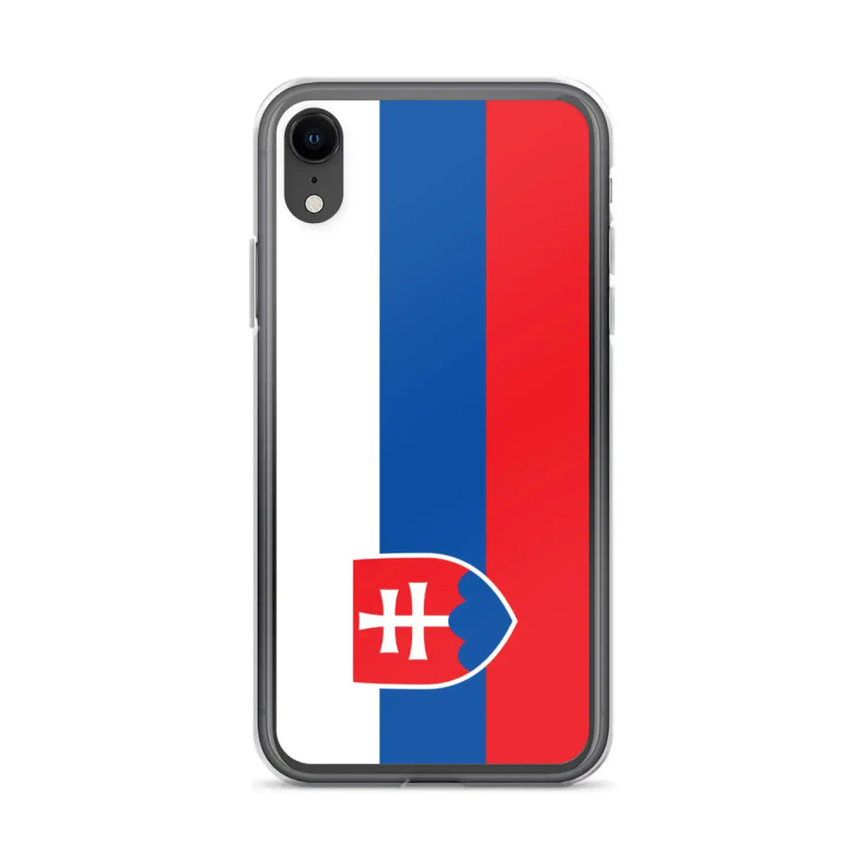 Coque iphone drapeau slovaquie souple antichoc transparente