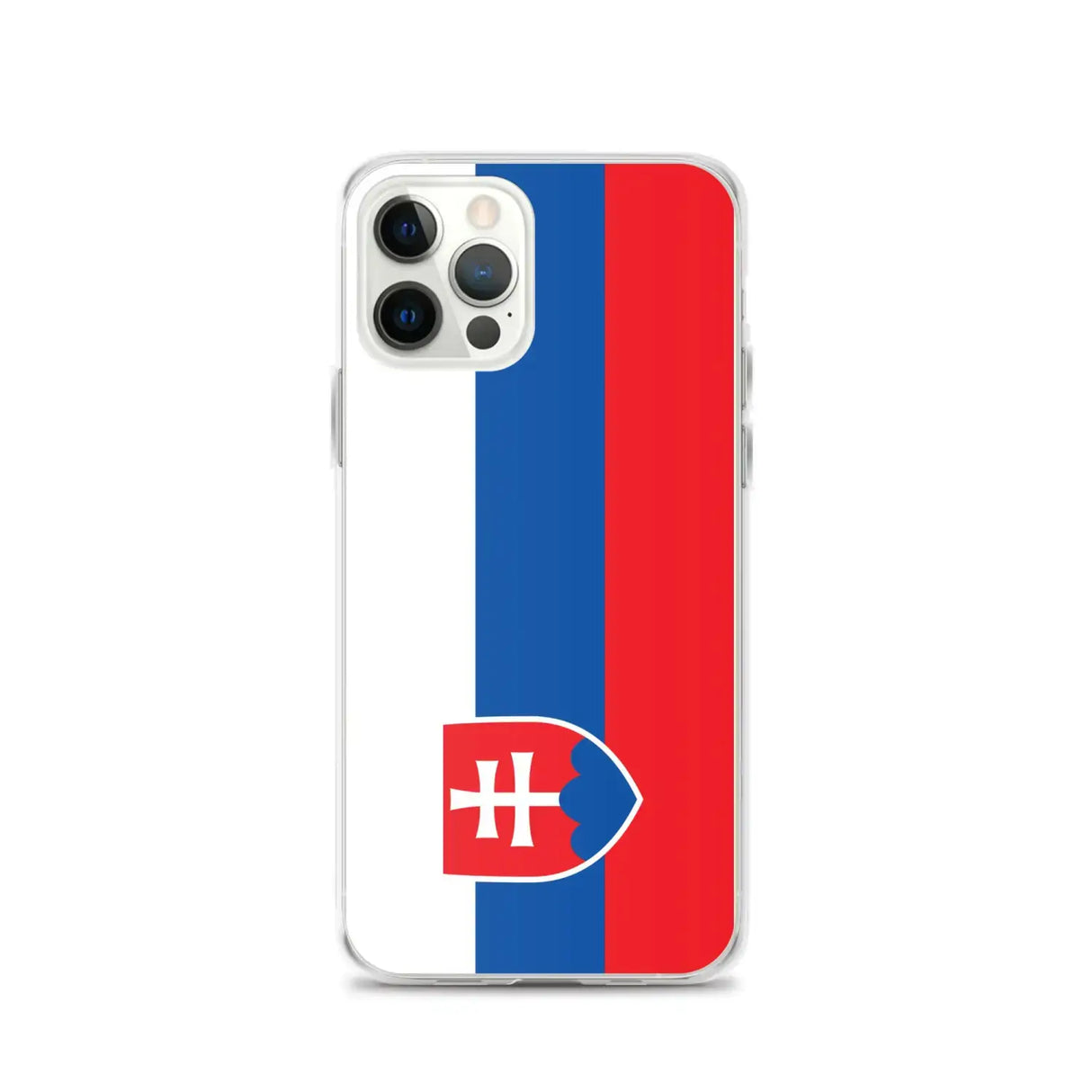 Coque iphone drapeau slovaquie souple antichoc transparente