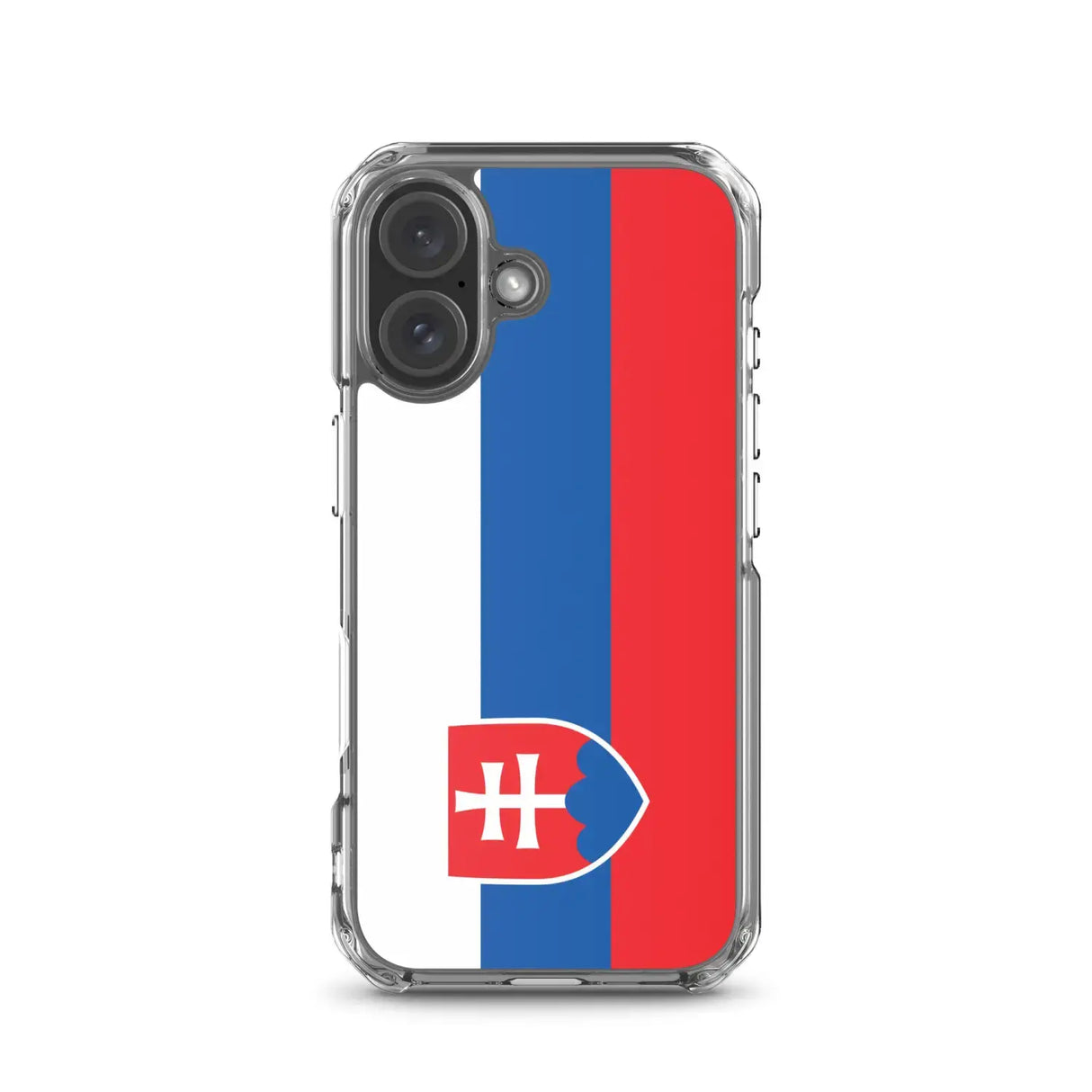 Coque iphone drapeau slovaquie souple antichoc transparente