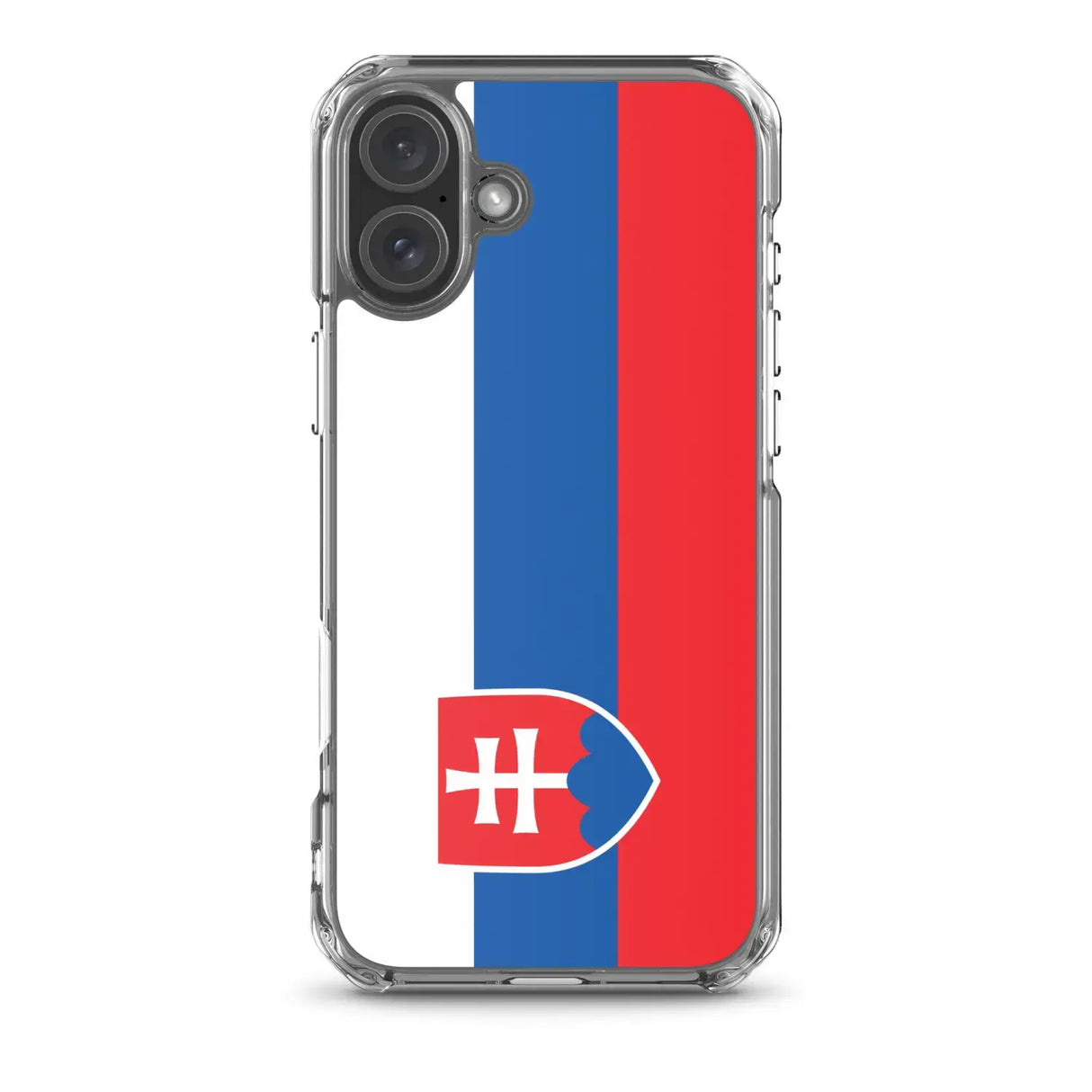 Coque iphone drapeau slovaquie souple antichoc transparente