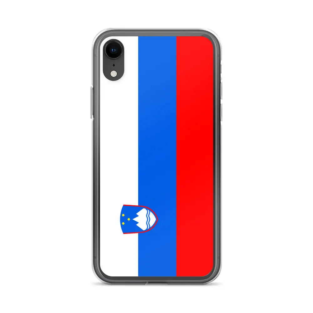 Coque iphone drapeau slovénie souple et antichoc