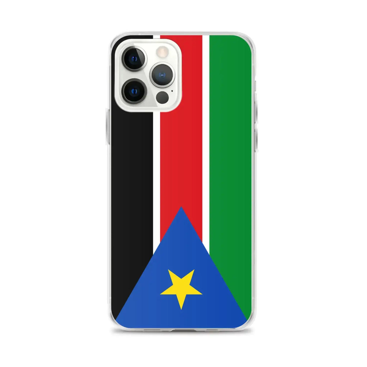 Coque iphone drapeau soudan du sud souple antichoc