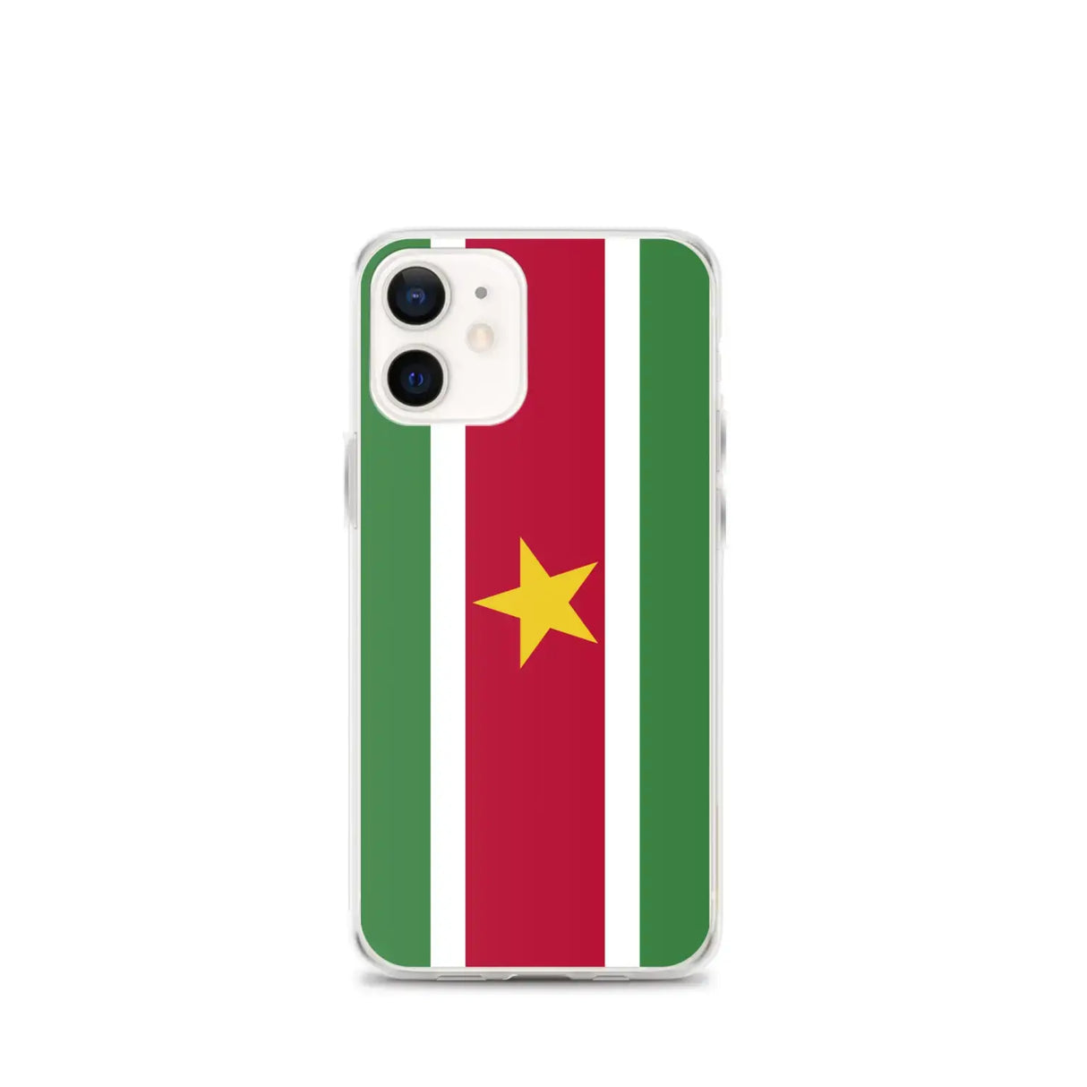 Coque iphone drapeau suriname souple antichoc transparente