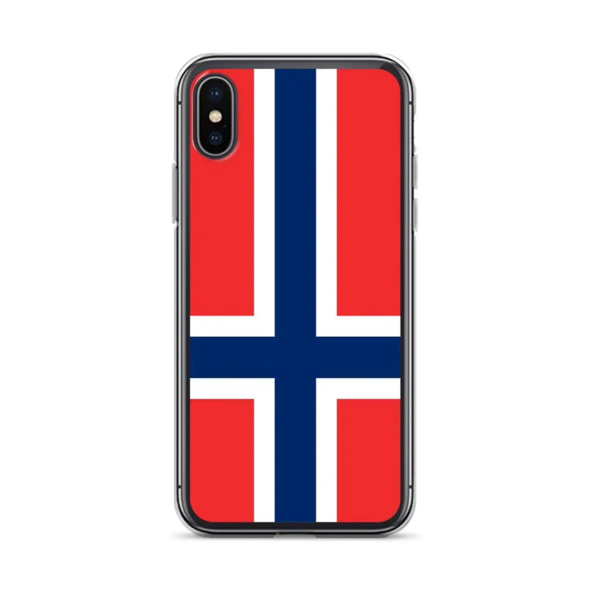 Coque iphone drapeau svalbard et jan mayen souple antichoc