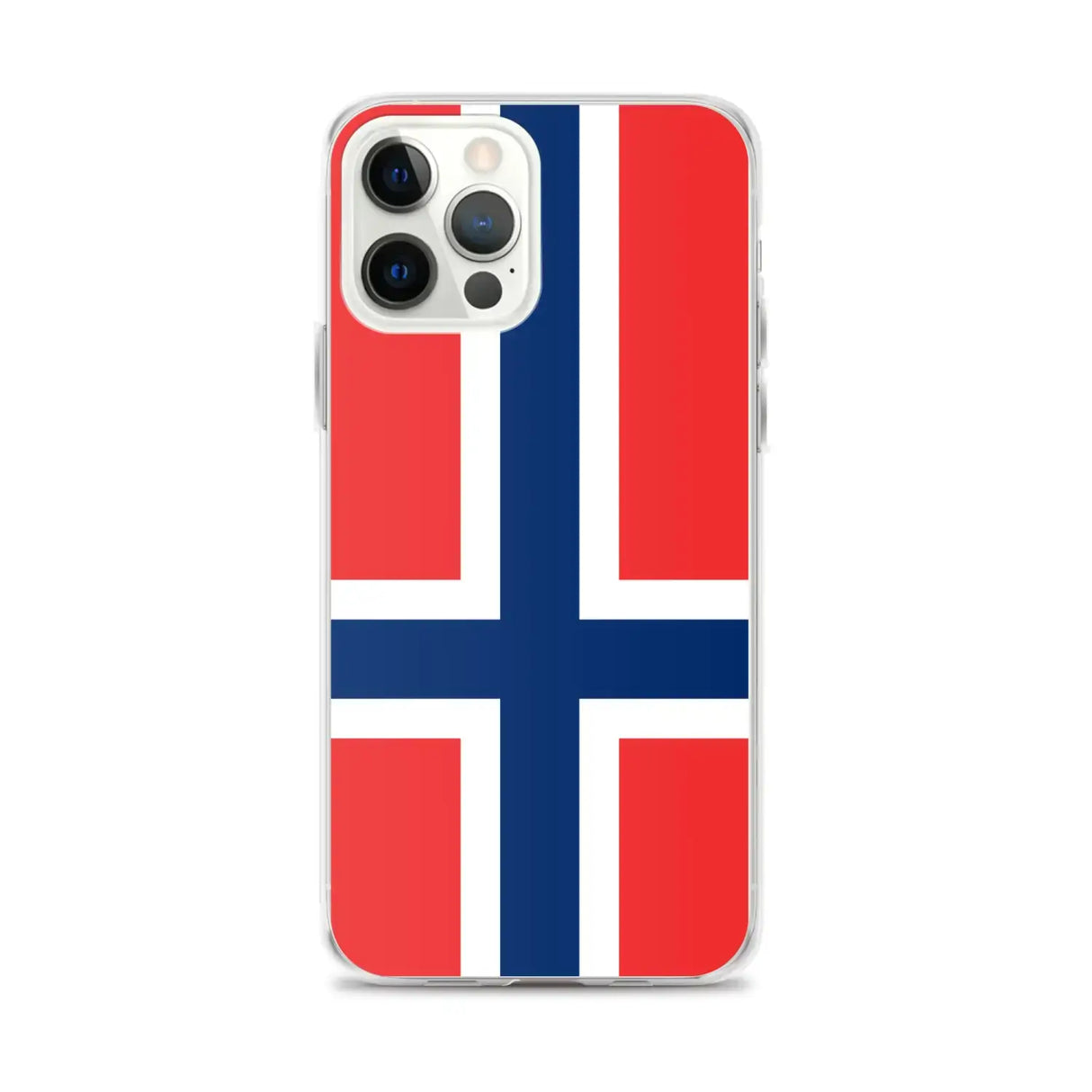Coque iphone drapeau svalbard et jan mayen souple antichoc