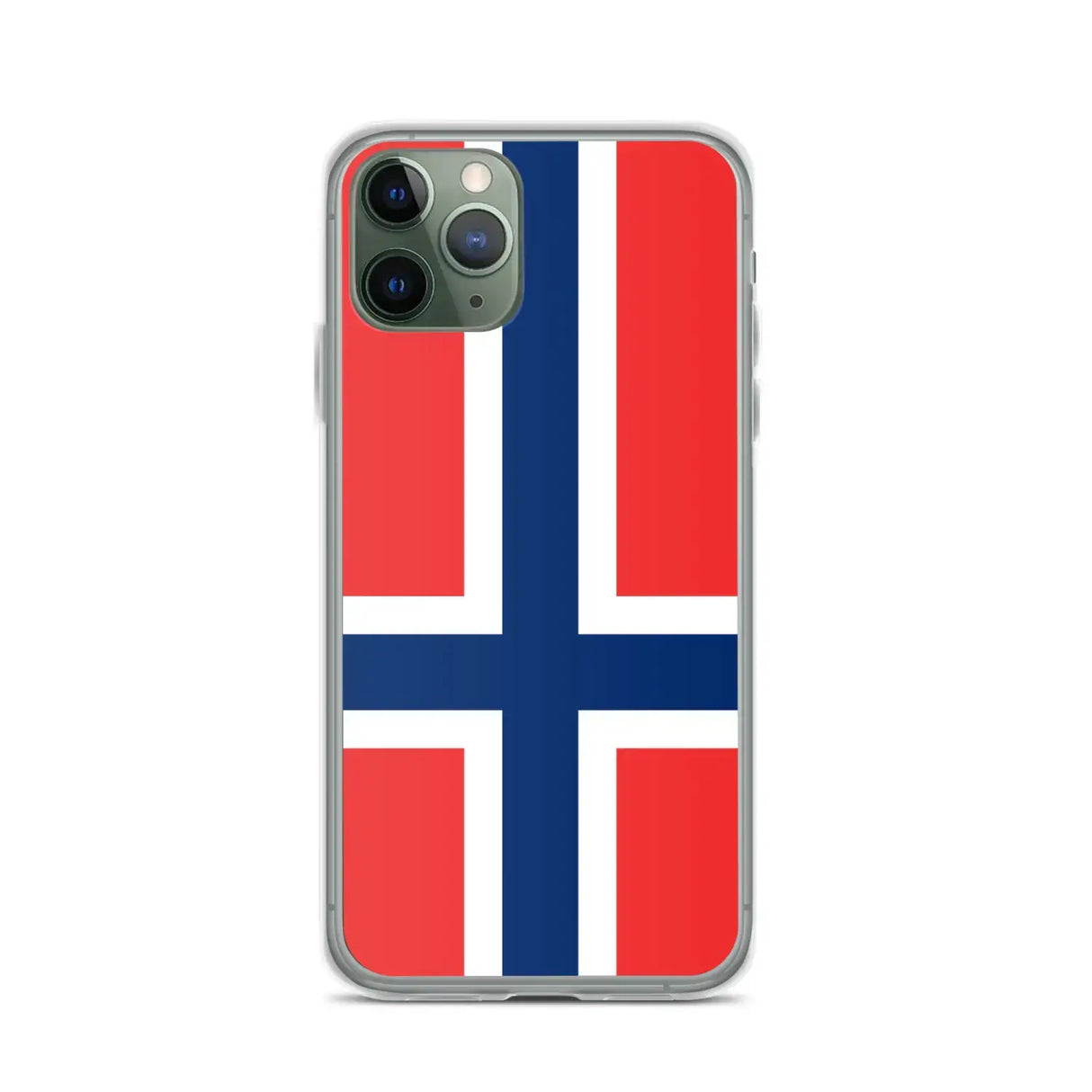 Coque iphone drapeau svalbard et jan mayen souple antichoc