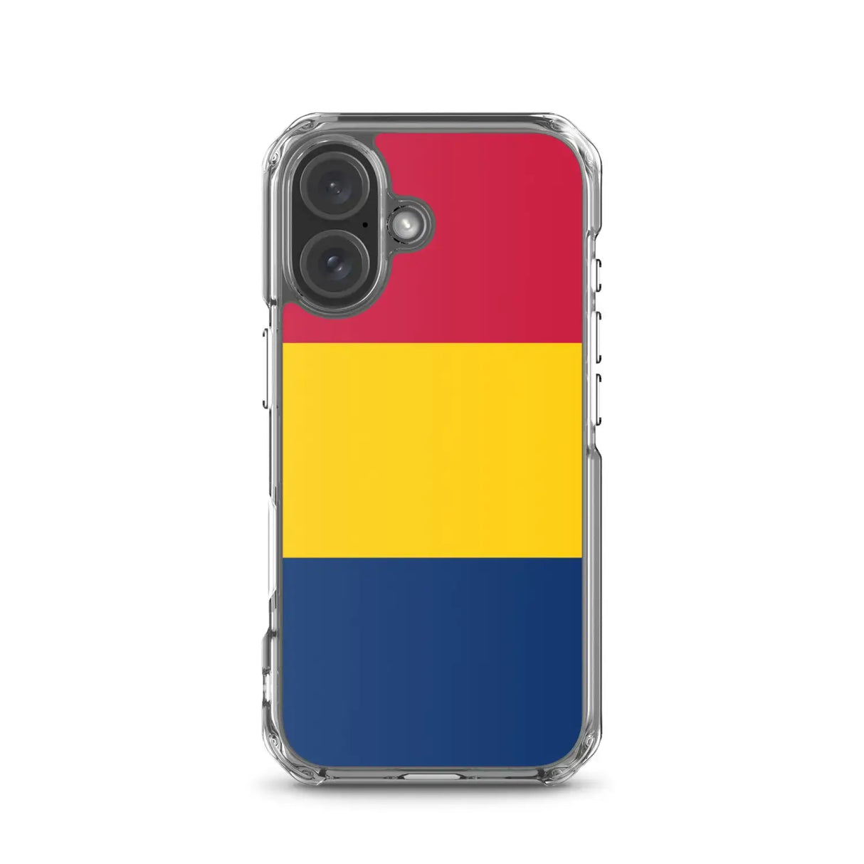 Coque iphone drapeau tchad souple antichoc transparente