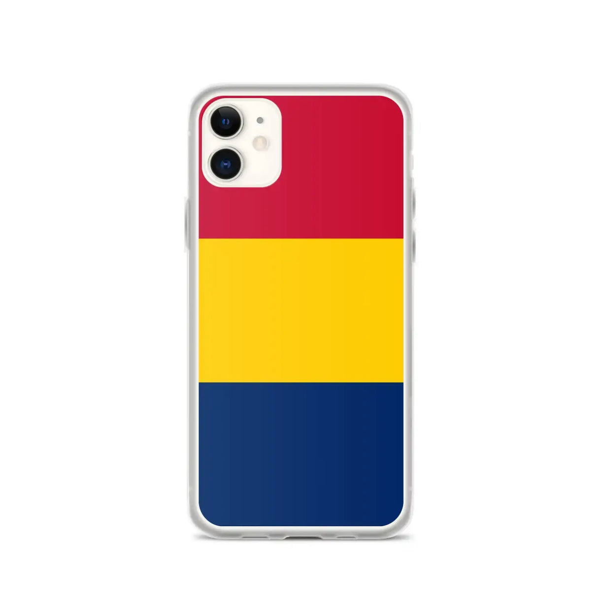Coque iphone drapeau tchad souple antichoc transparente
