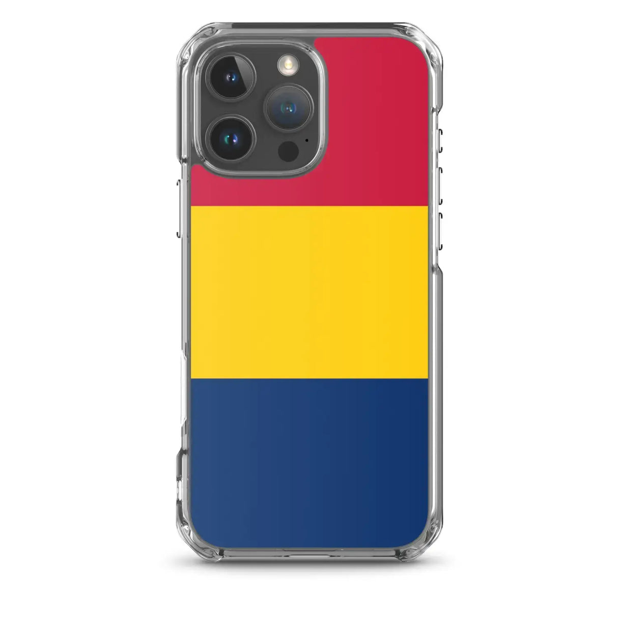 Coque iphone drapeau tchad souple antichoc transparente
