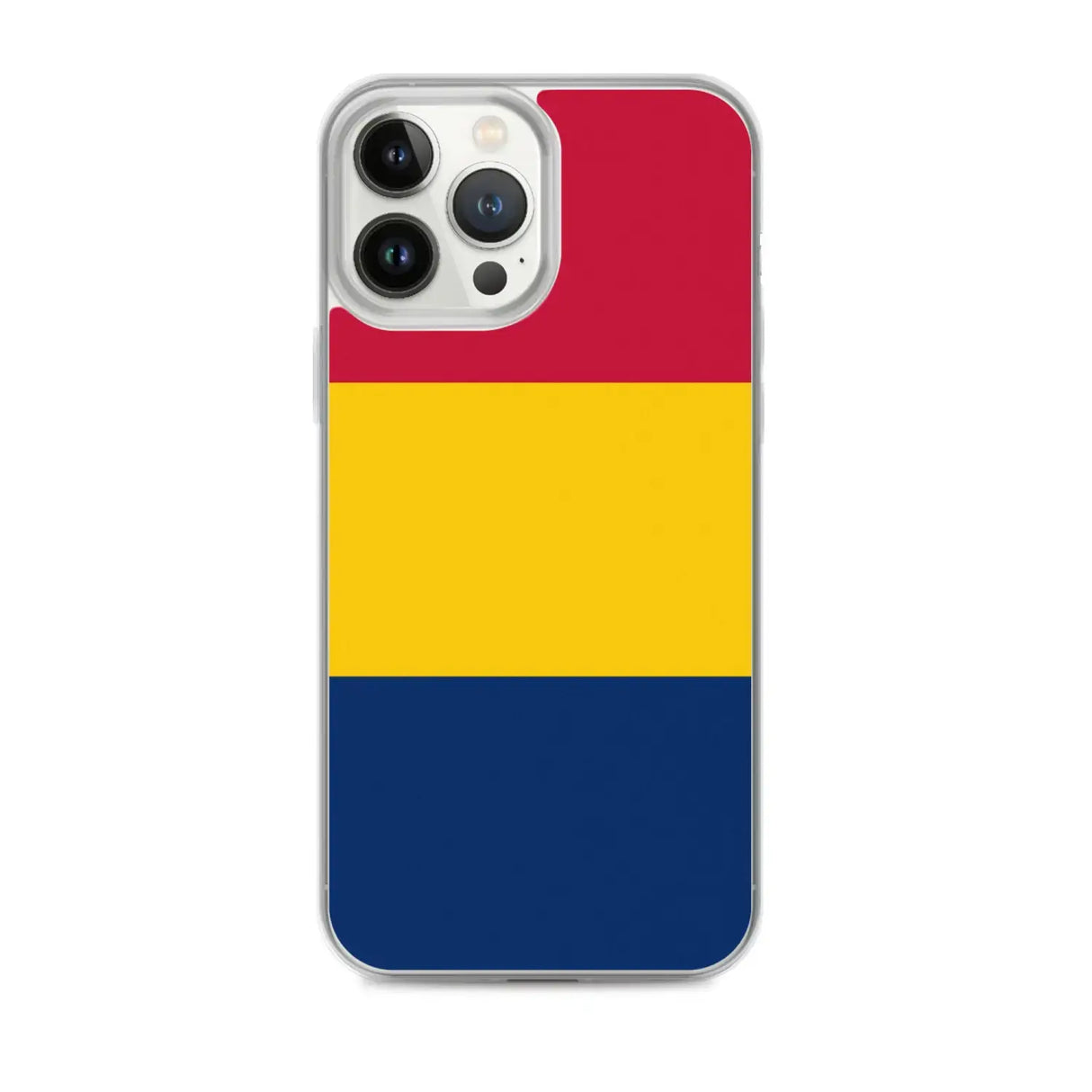 Coque iphone drapeau tchad souple antichoc transparente