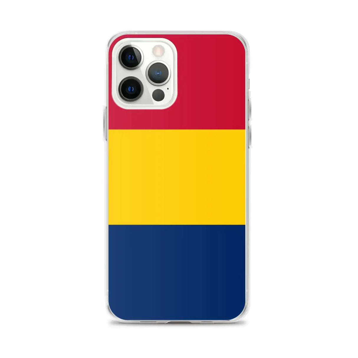 Coque iphone drapeau tchad souple antichoc transparente
