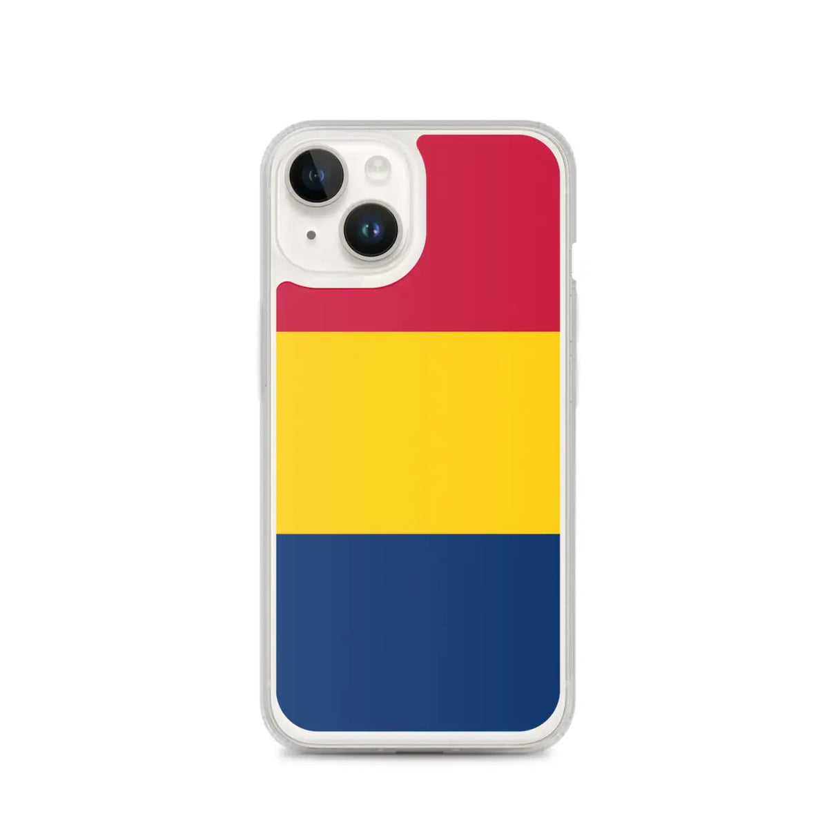 Coque iphone drapeau tchad souple antichoc transparente