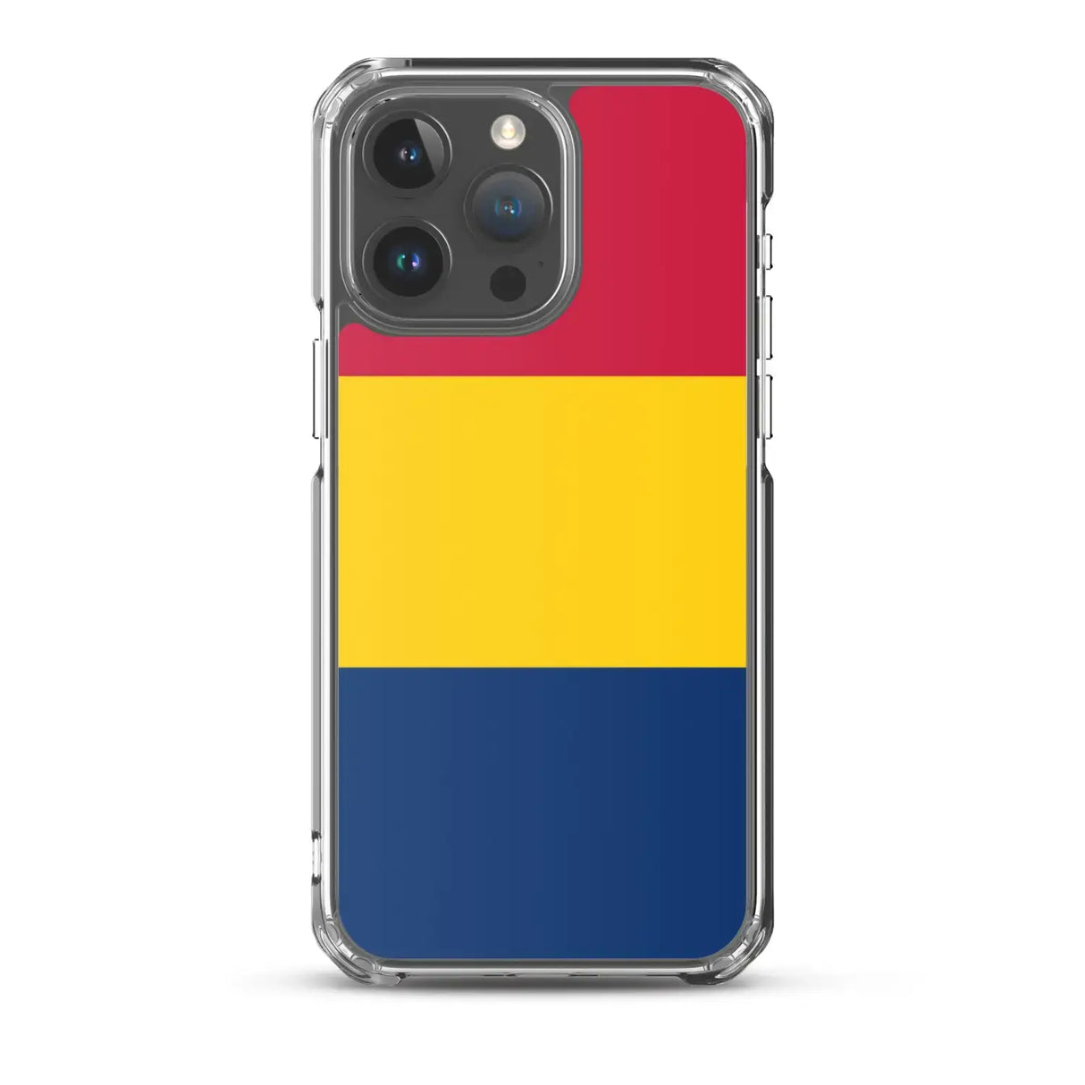 Coque iphone drapeau tchad souple antichoc transparente