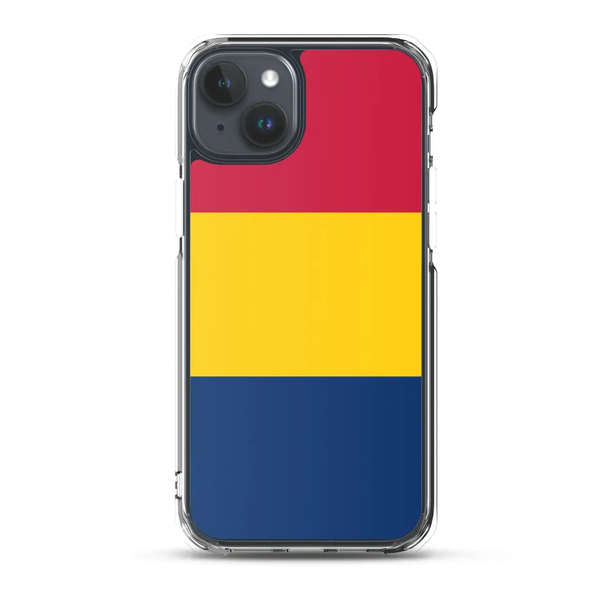Coque iphone drapeau tchad souple antichoc transparente