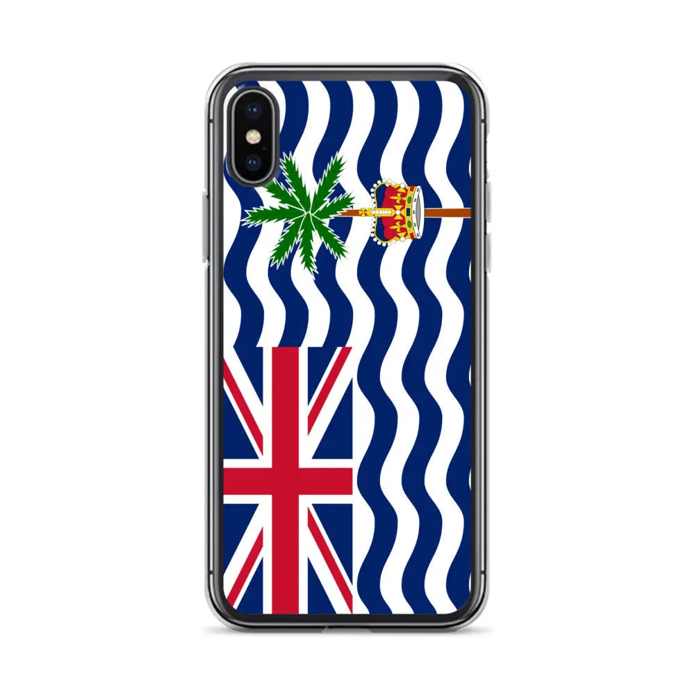 Coque iphone drapeau territoire britannique souple antichoc
