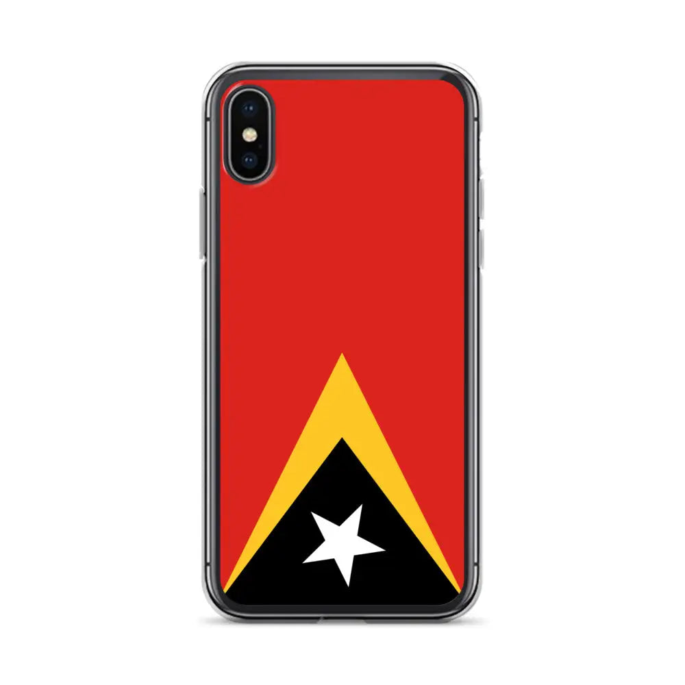 Coque iphone drapeau timor oriental souple antichoc