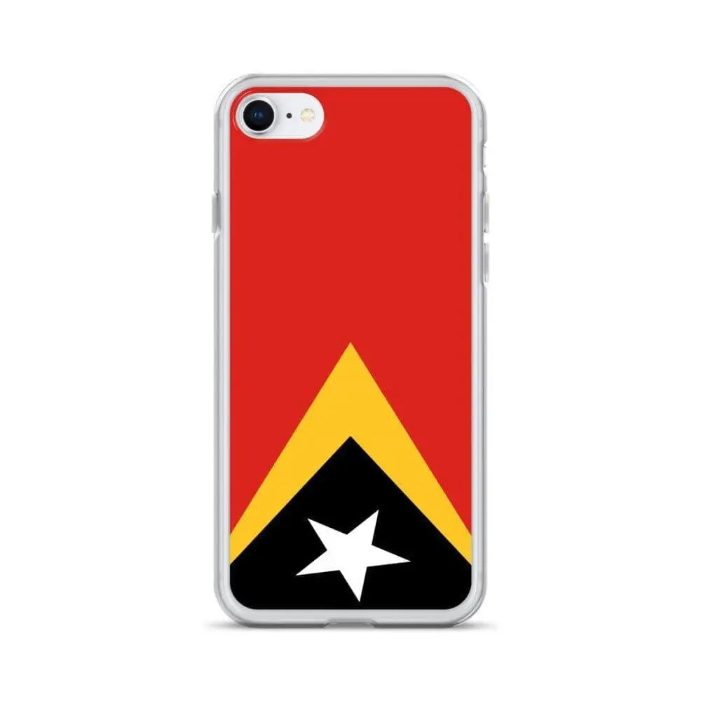 Coque iphone drapeau timor oriental souple antichoc
