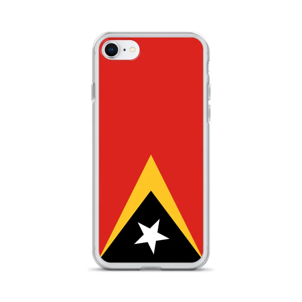 Coque iphone drapeau timor oriental souple antichoc
