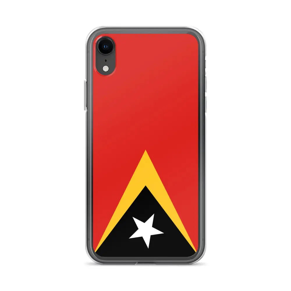 Coque iphone drapeau timor oriental souple antichoc