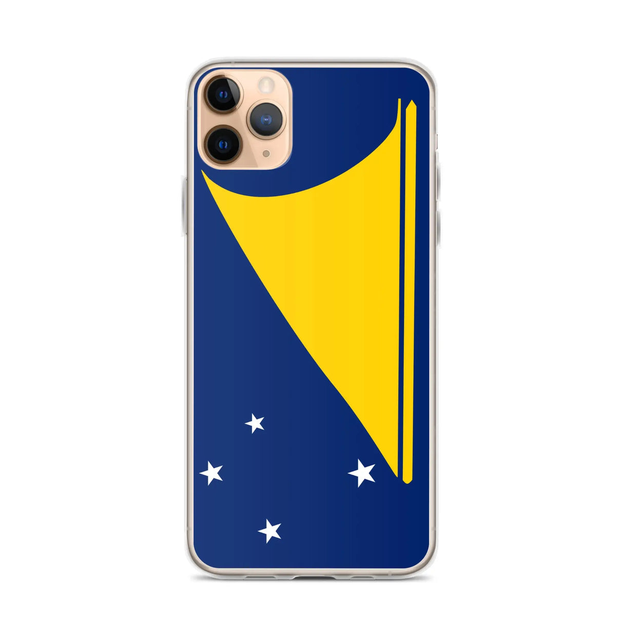 Coque iphone drapeau tokelau souple antichoc transparente