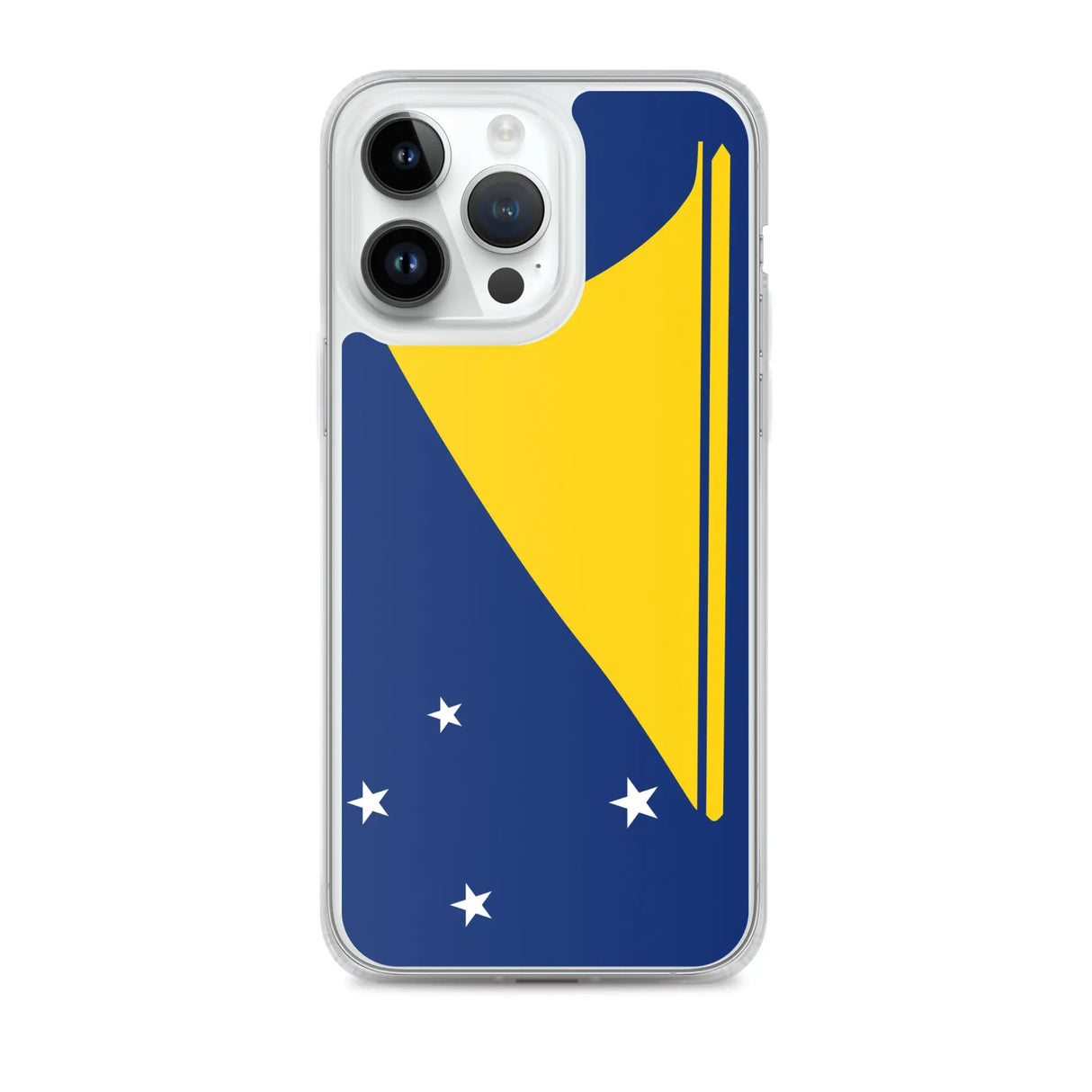 Coque iphone drapeau tokelau souple antichoc transparente