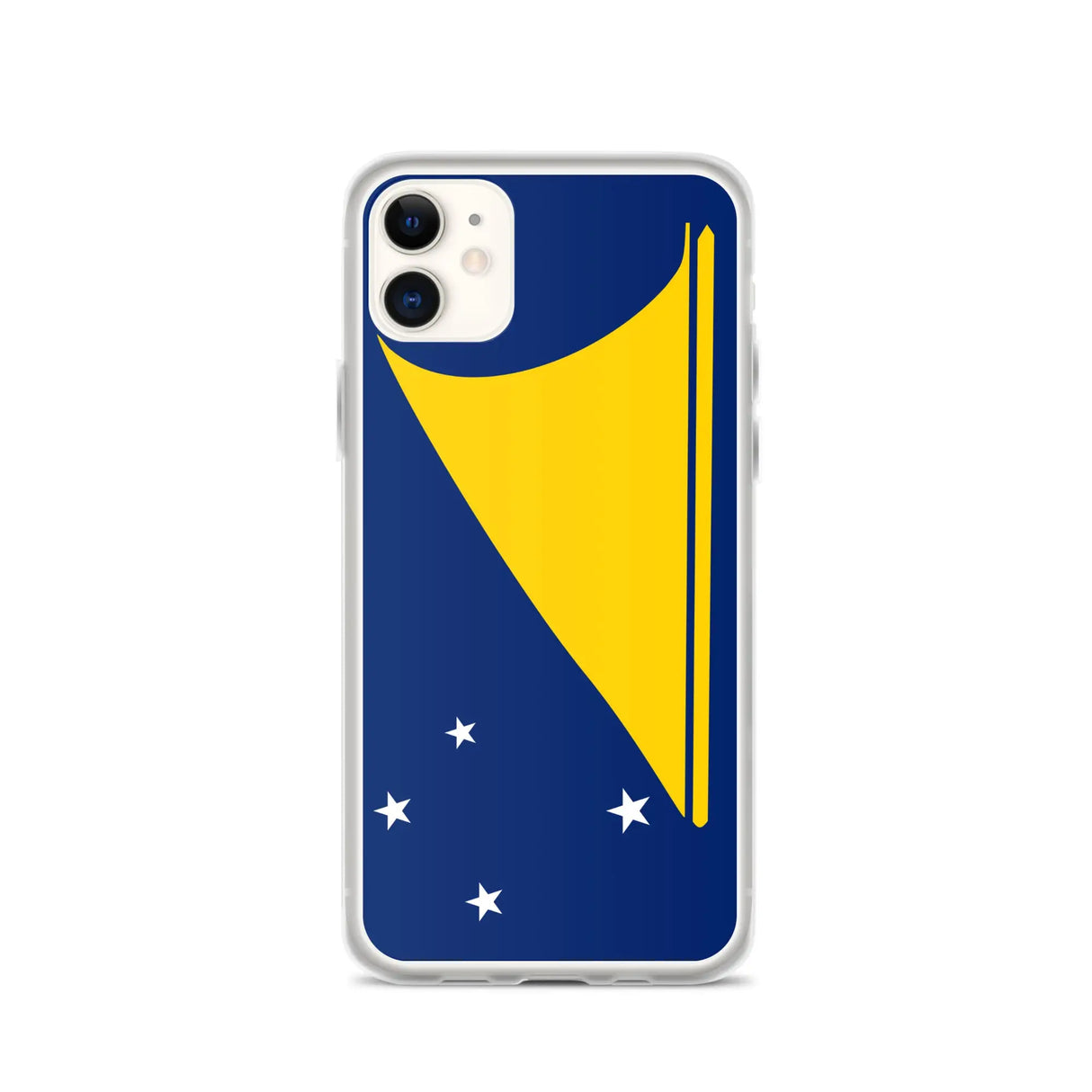 Coque iphone drapeau tokelau souple antichoc transparente