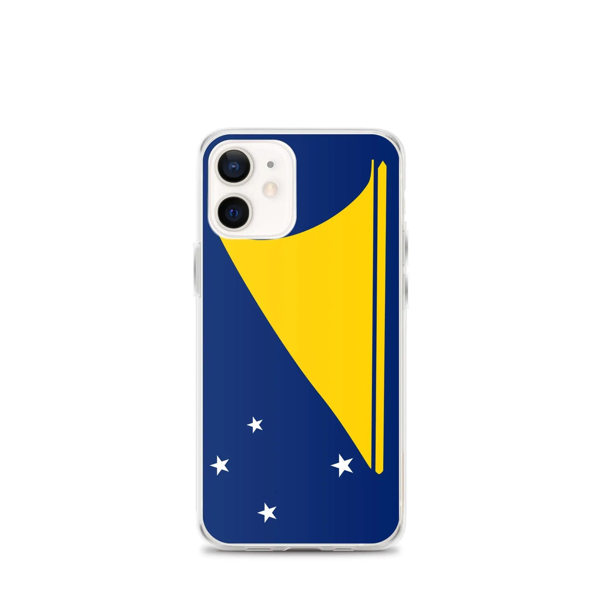 Coque iphone drapeau tokelau souple antichoc transparente