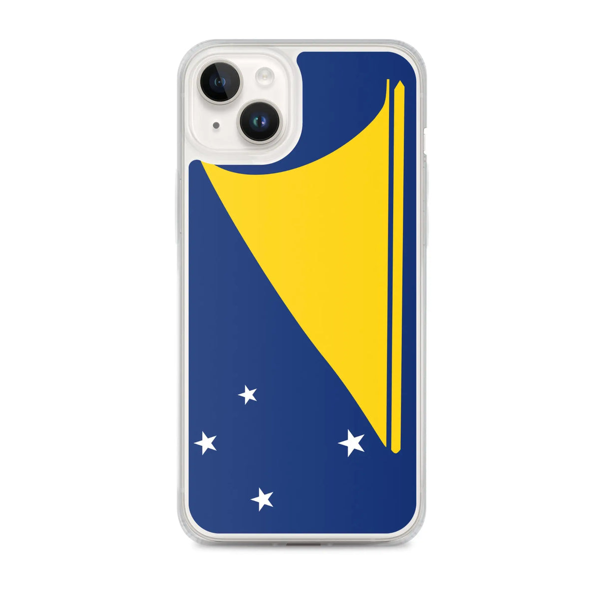 Coque iphone drapeau tokelau souple antichoc transparente