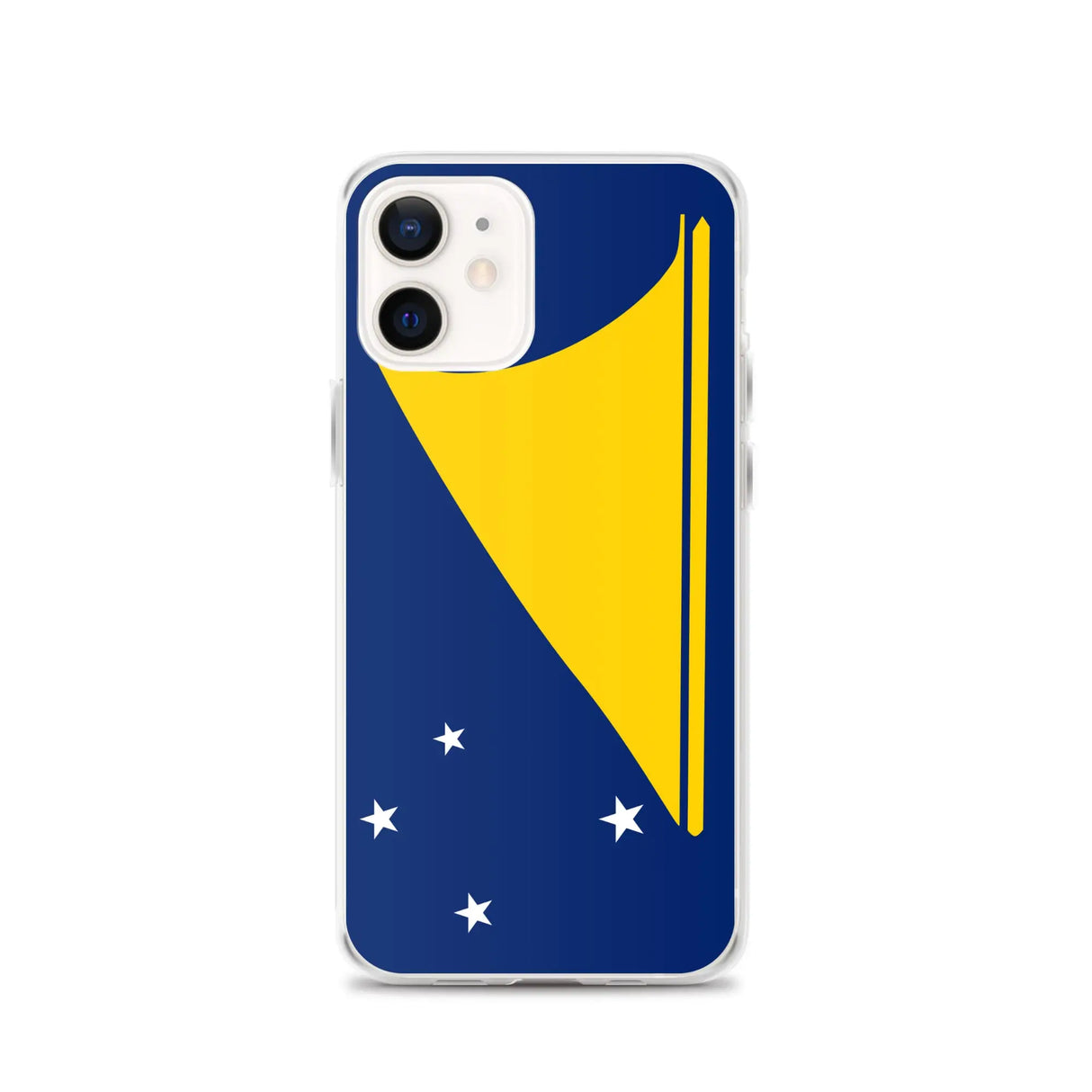 Coque iphone drapeau tokelau souple antichoc transparente