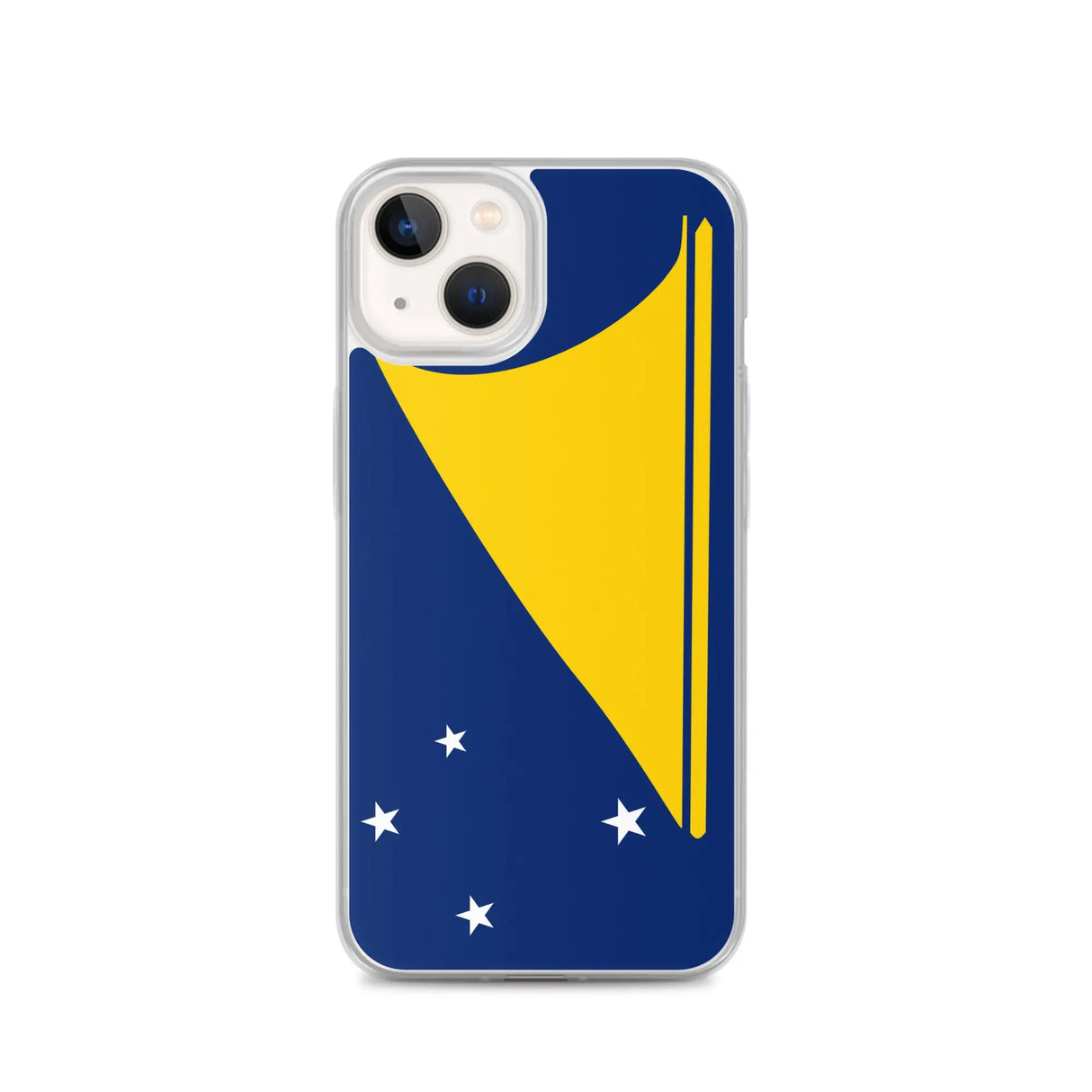 Coque iphone drapeau tokelau souple antichoc transparente